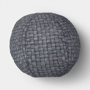 Open Box - Threshold - 11"x11" Spherical Accent Pillow Gray - Threshold Gray